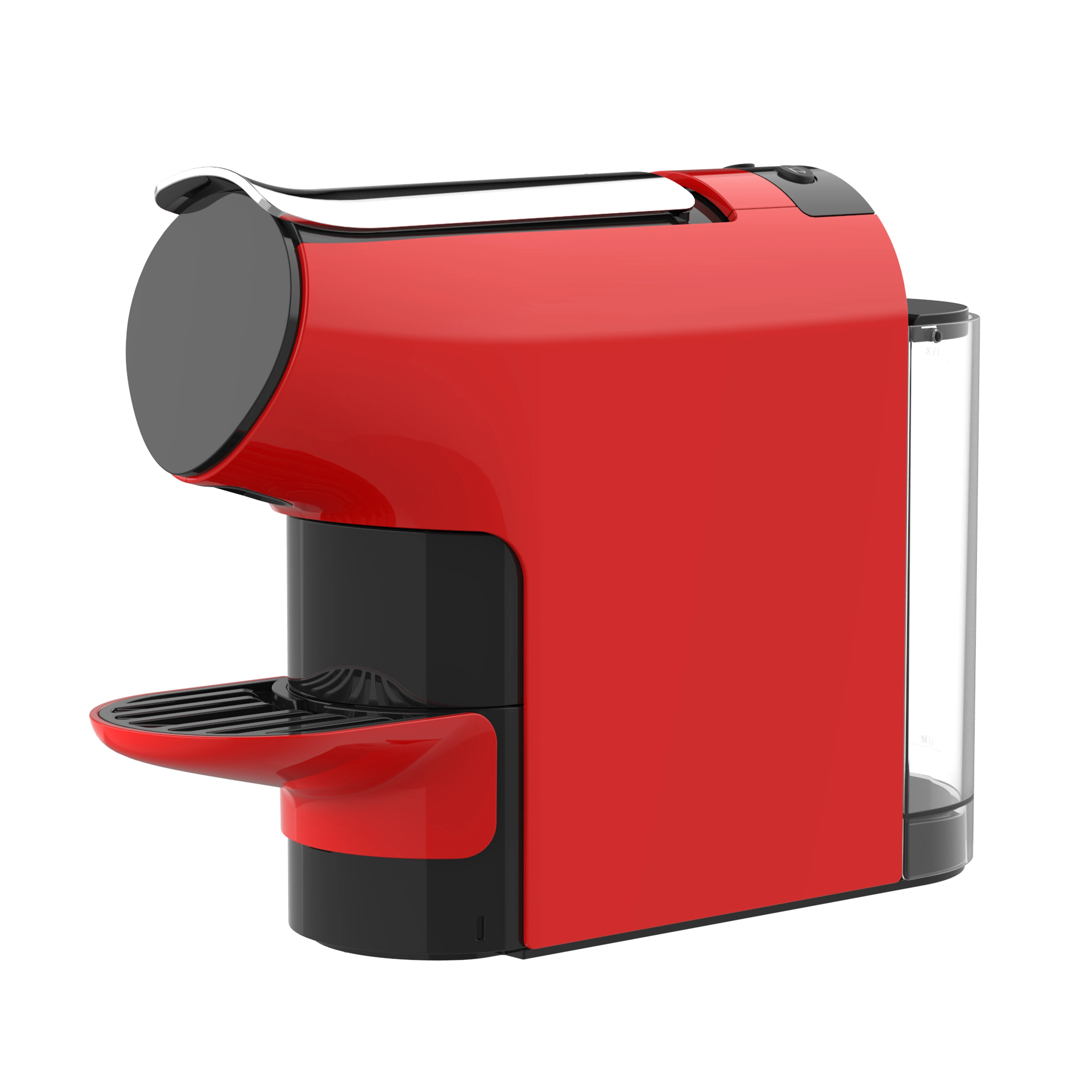 Machine à café à capsules Noir mise hors tension automatique pompe italienne haute pression de 20 bars compatible avec les capsules Nespresso Domicile Machine à expresso réservoir de 1,0 l 