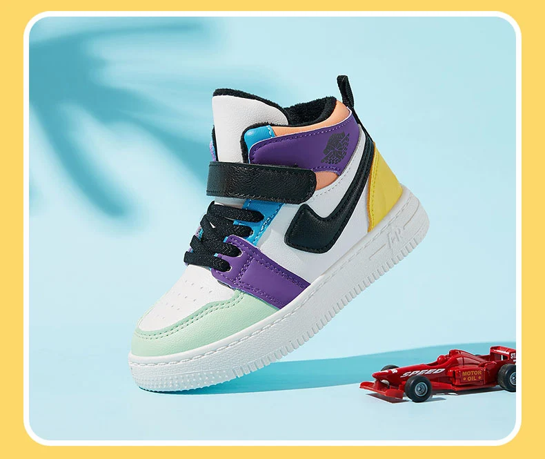 2021春季新款设计师时尚童鞋儿童休闲软底鞋运动鞋可定制logo