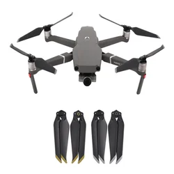 2 шт./пара золото/Серебристые 8743F низкий уровень шума винтов лезвие для MAVIC PRO/Air 2/PRO/зум Дрон аксессуары складной низкий уровень шума винтов
