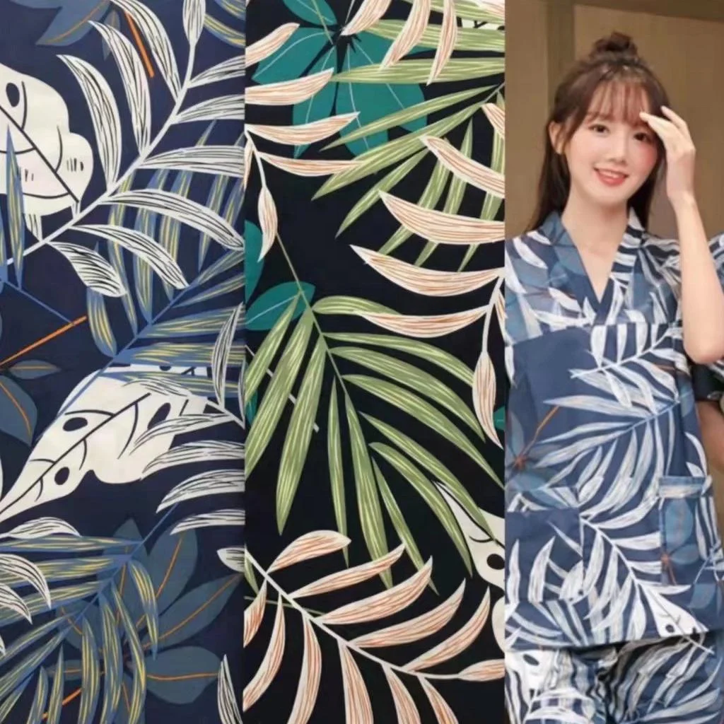 Китайский производитель в наличии мягкая вискоза тканая ткань с цветочным принтом 100% для одежды