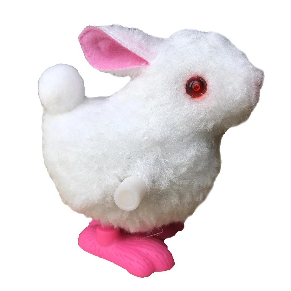 Заводной мини-кролик плюшевый кролик пластиковая цепь игрушки-кролики для