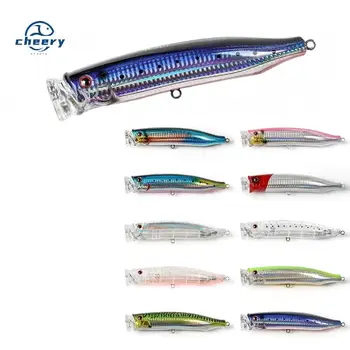 CHEERY Feed Popper Topwater 100mm20g 120mm29g 150mm55g Wobbler Sea Tuna GT Fishing Lure – Popper – view 2