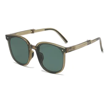 High-End Nylon Polarized Sunglasses UV Resistant Folding Design Wholesale for Men and Women