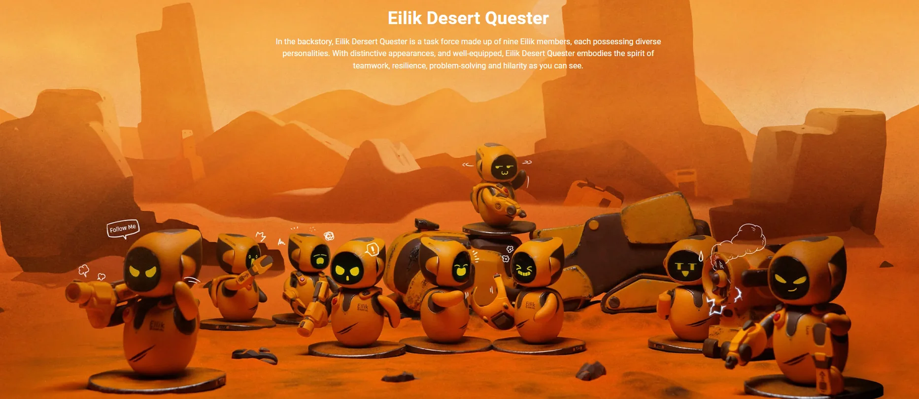 Presale Yellow Eilik Robot Children Adult Toys A Little