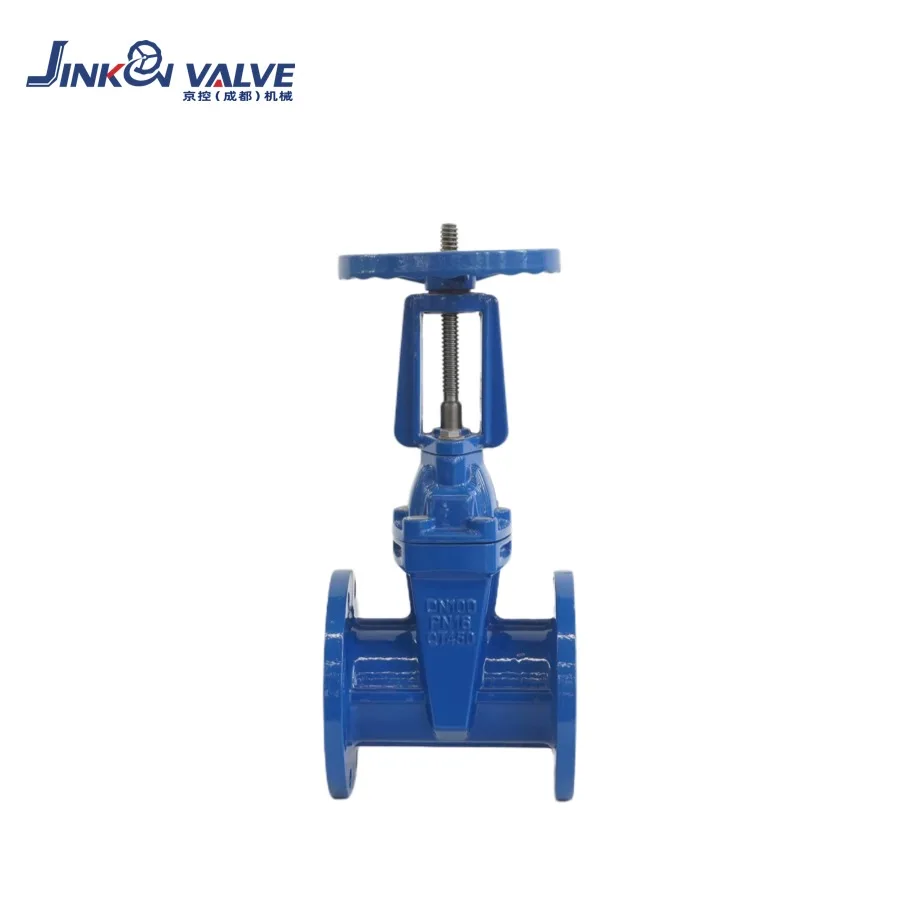 Gate valve Rising Stem Resilient Seat Flange Connection Ductile Iron Body EPDM Soft Seal Disc Water Supply System