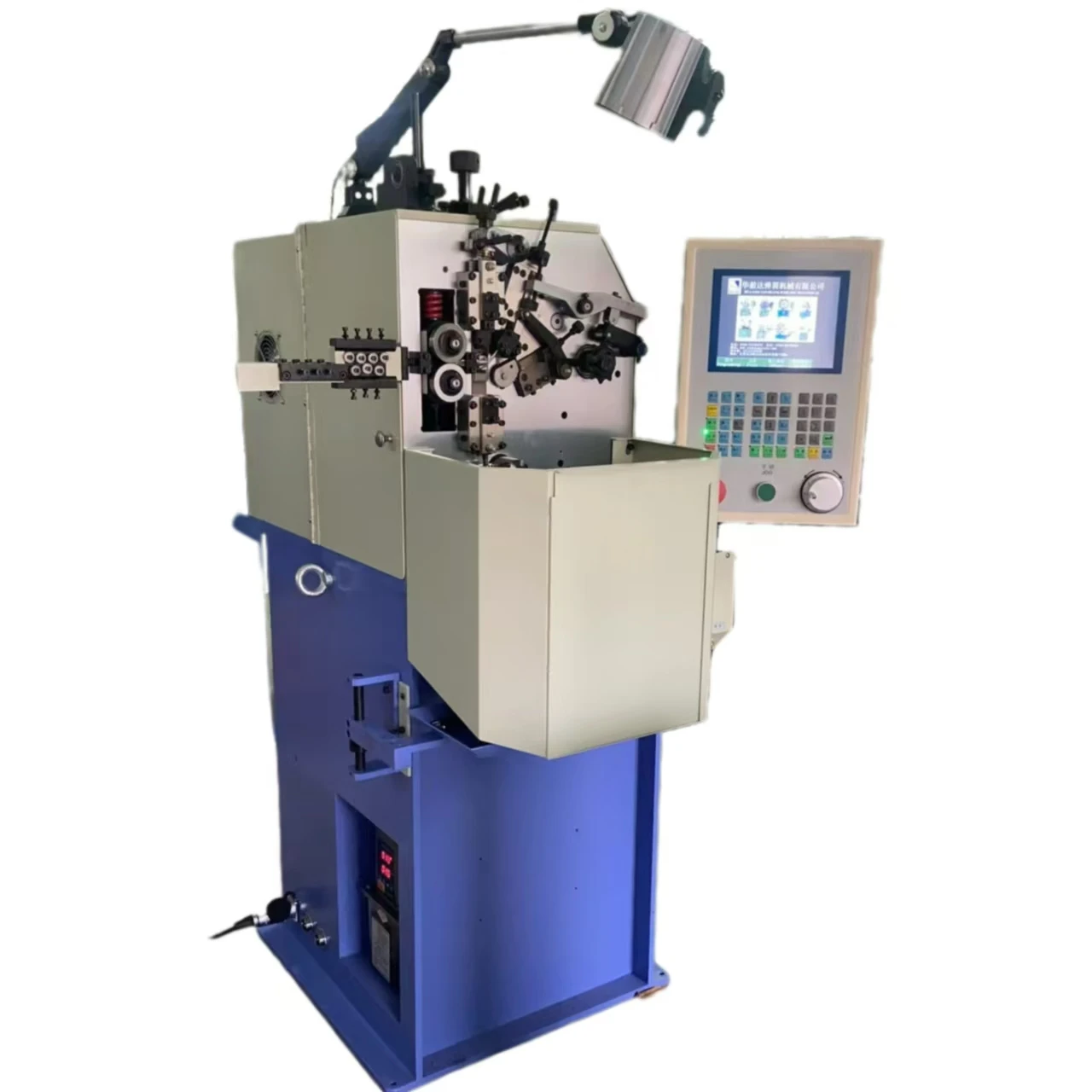 High-Precision 0.15-0.8MM CNC Spring Machine with 2 Axes Servo Motors and Max Wire Speed 1200m/min