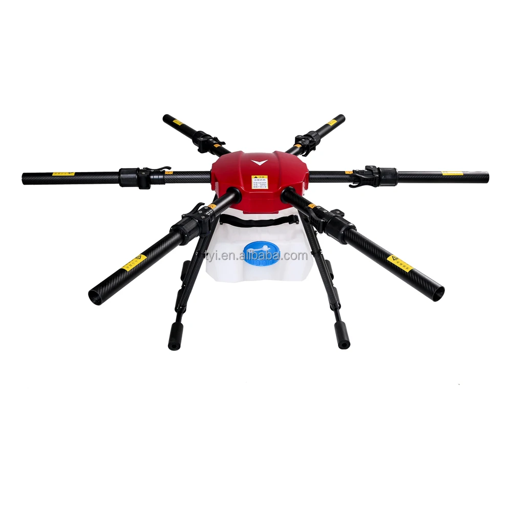 2024 hot sell TYI  carbon fiber drone frame  16L 6 axis  agri uav sprayer drone frame for agriculture drone details