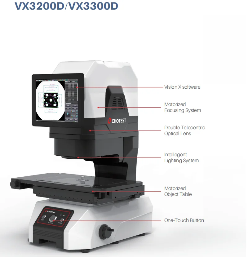 CHOTEST VX3000 Series CNC Image Measuring Instrument Fully Automatic Dimensional Inspection Machine