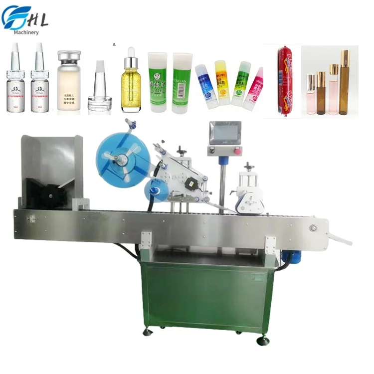 Automatic Label Applicator Round Bottle Labeling Machine Around Bottle