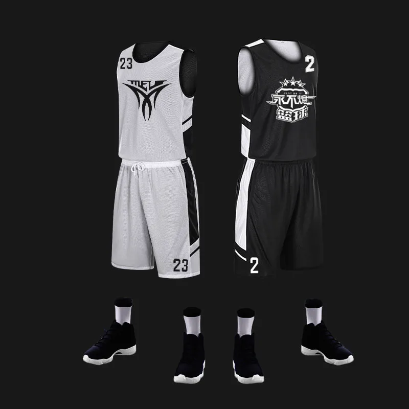 Camiseta Reversible De Baloncesto Champro - Negra Y Blanca, Talla Grande - Ideal Para Entrenamientos Y Partidos