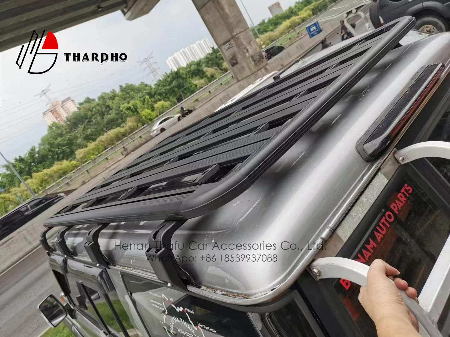 Multifuntional Aluminum Flat Roof Racks 4x4 Offroad Vehicles Flat