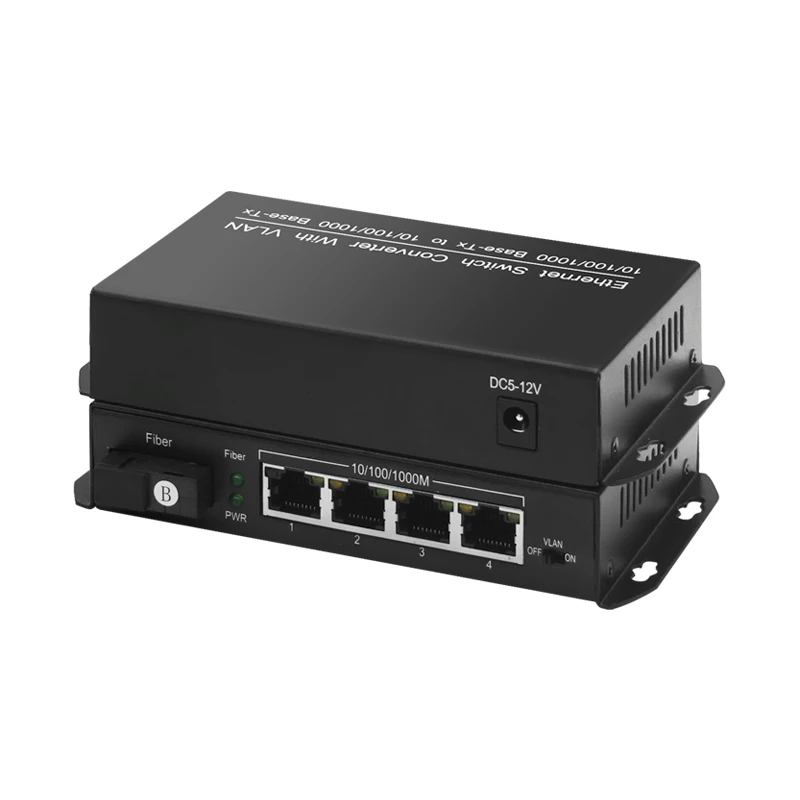 4 порта Ethernet оптоволоконный