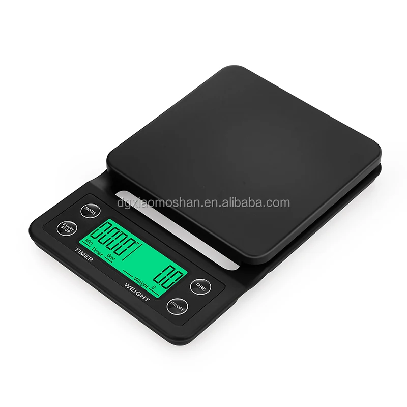 Portable Small Mini Digital Scale For Coffee 2kg Led Timer Coffee Scale  With Smart Coffee Mode