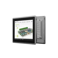 Industrial control all-in-one computer embedded fanless capacitive resistor touch panel touch screen display