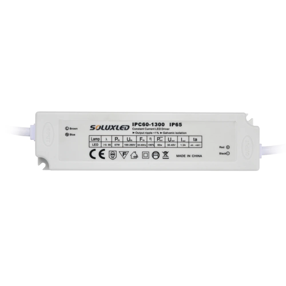 Alibaba.com: 60W 30V 48V 1300mA LED driver with IP65 waterproof plastic ...