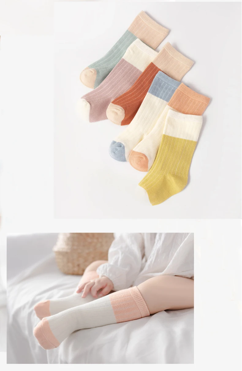 Newborn Baby Stockings Long Socks 03 Months Cute Ruffle Baby Toddler Girl Knee High Socks With