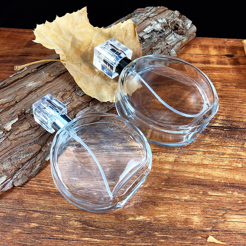 Empty Cologne Refillable Glass Spray Bottle 50ml 100ml Refillable