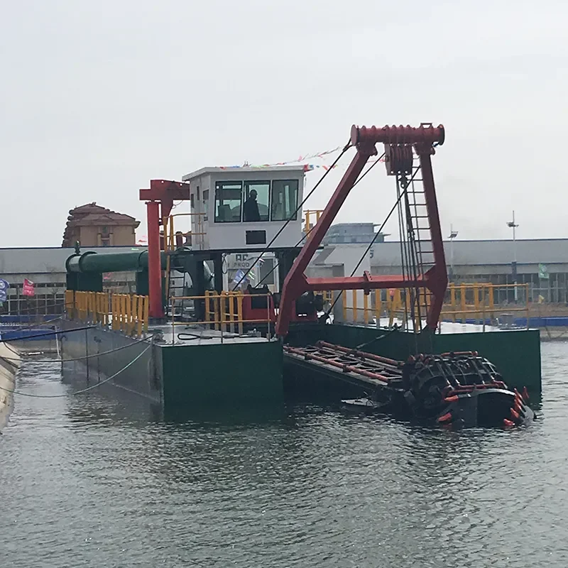 Keda CSD Cutter Suction Dredger Gold Dredge in Japan With Cutter Head