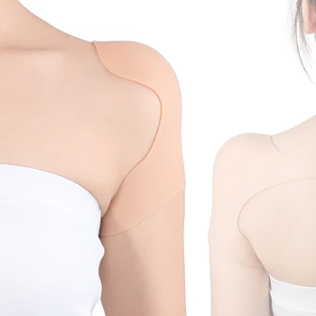 Silicone Shoulder Pad Beauty Pad Right Angle Shoulder Artifact One-Piece Pad Invisible Non-Slip Shoulder Stick for Men and Women