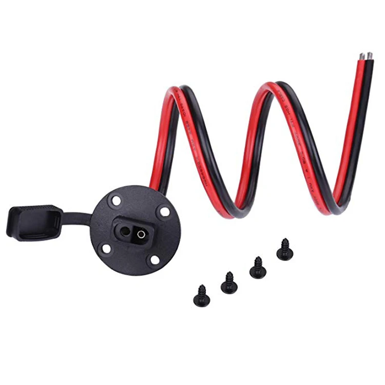 Factory Price SAE Power Socket Sidewall Port SAE Quick Connect Solar Panel Flush Mount Connector Plug 2Pin SAE Cable