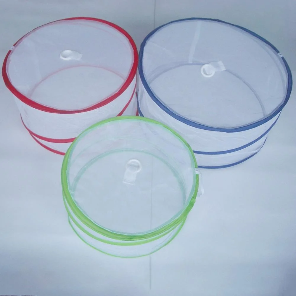 BoloShine Cloches Alimentaires Aliments Tente, 3 Pièces Pliable en Maille Couverture de Nourriture, Pop-up Moustiquaire pour Mouches, Les Insectes, Les Moustiques (Blanc, 12 Pouce