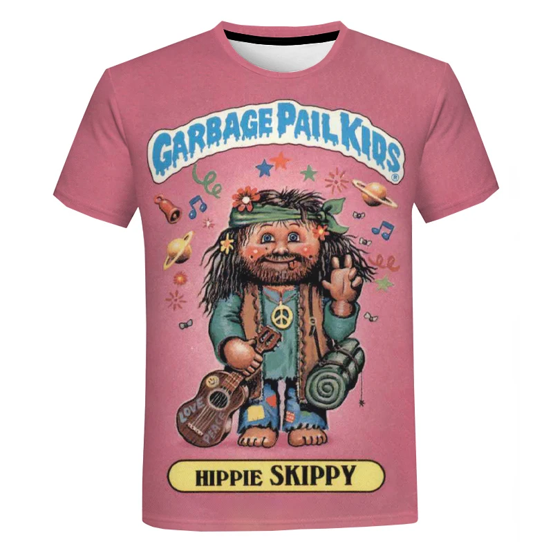 New Fashion Garbage Pail Kids 3D printed Shirts for Men and Kids Casual Style 3D Printing Shirt From Men O-neck Streetwear Tops