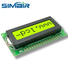 0801 Singer Row 58X32mm parallel 16 PIN 0801 LCM 8x1 COB Character LCD Display Module with LED Backlight