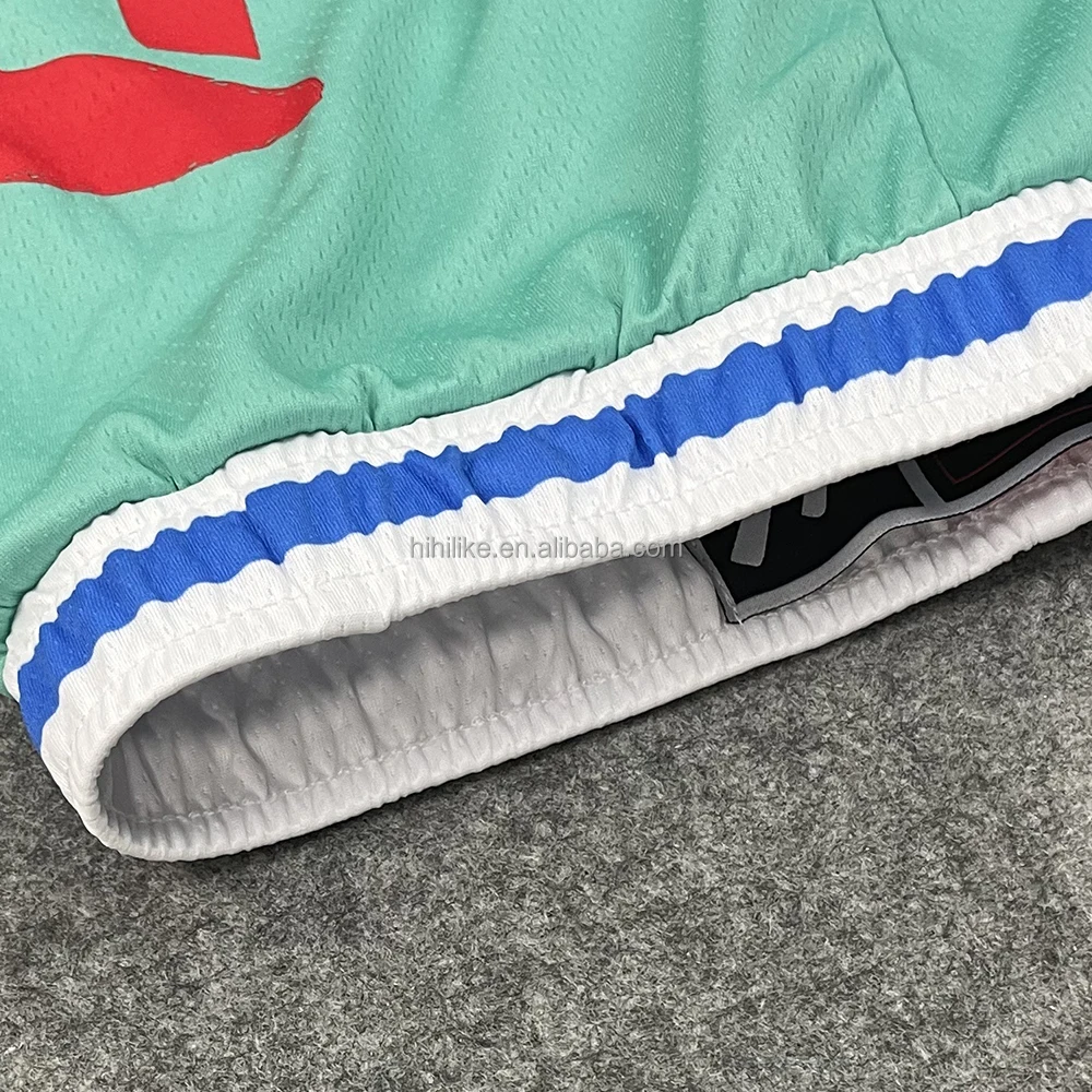 Custom Personal Logo Basketball Shorts With Two Pockets Classic Print