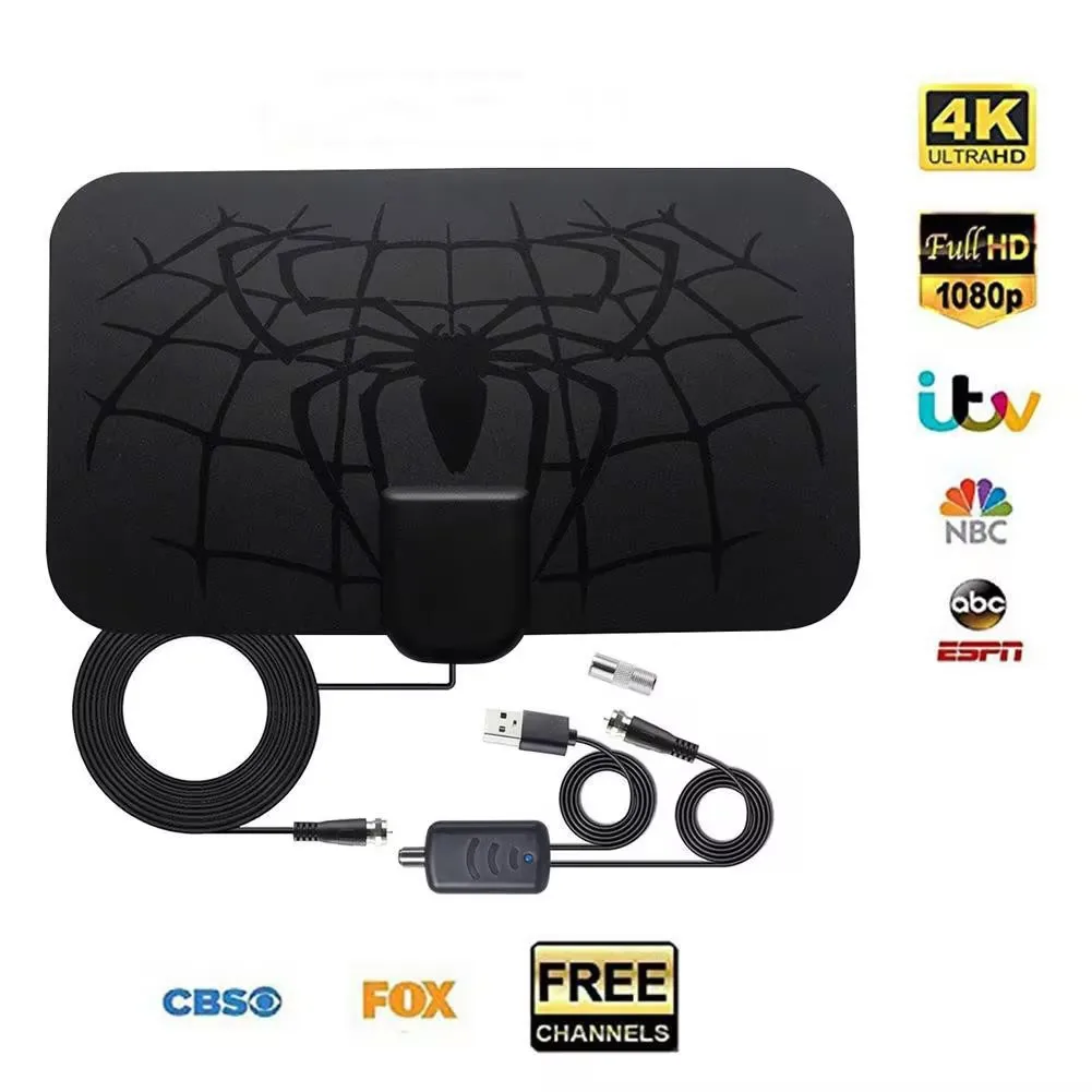 Factory Price Free Sample Digital Tv Antenna Digital Antenna for Smart Tv 4K Mini Rectangular Combination Antenna