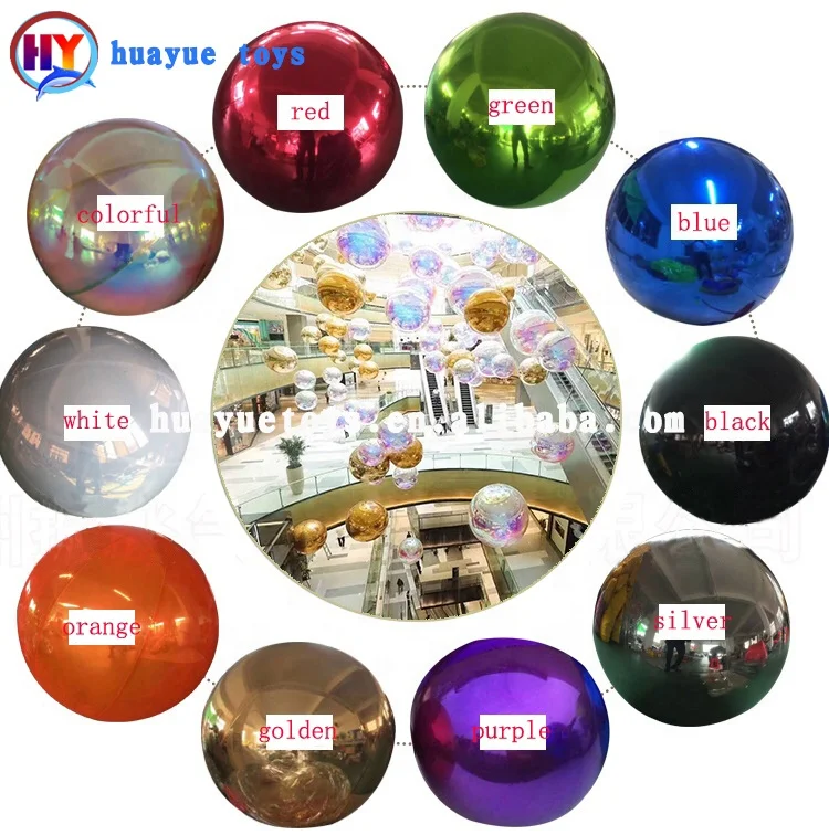 Manufacturer High Quality Pvc 0.6m Inflatable Mirror Ball In Stock