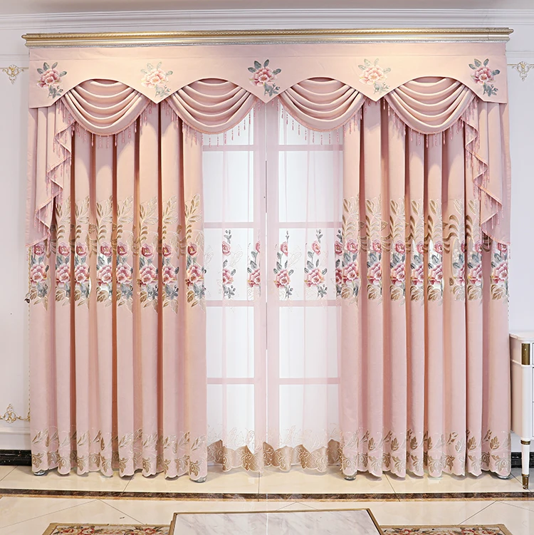 LV Louis Vuitton Pink Luxury Windown Curtain - Masteez