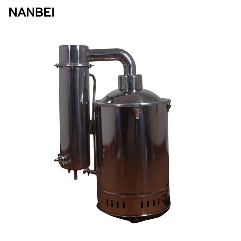 20L Distilled Water Machine Electric Water Distiller Pure Water Distillation  Equipment Stainless Steel Automatic Control
