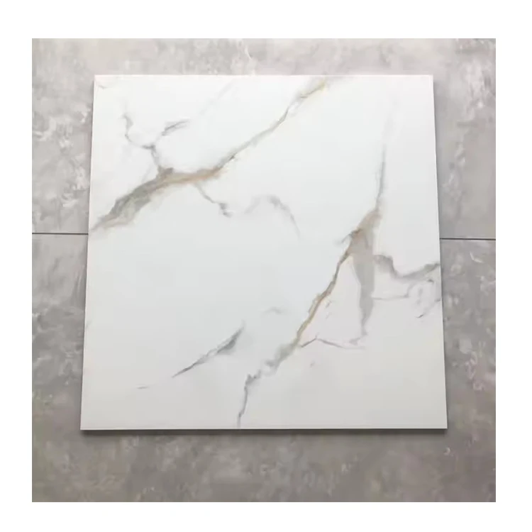 Modern Marble Patterned Porcelain Ceramic Polished Porcelanato Glazed Tiles for Floor 60x60 for Interior Walls Apartments