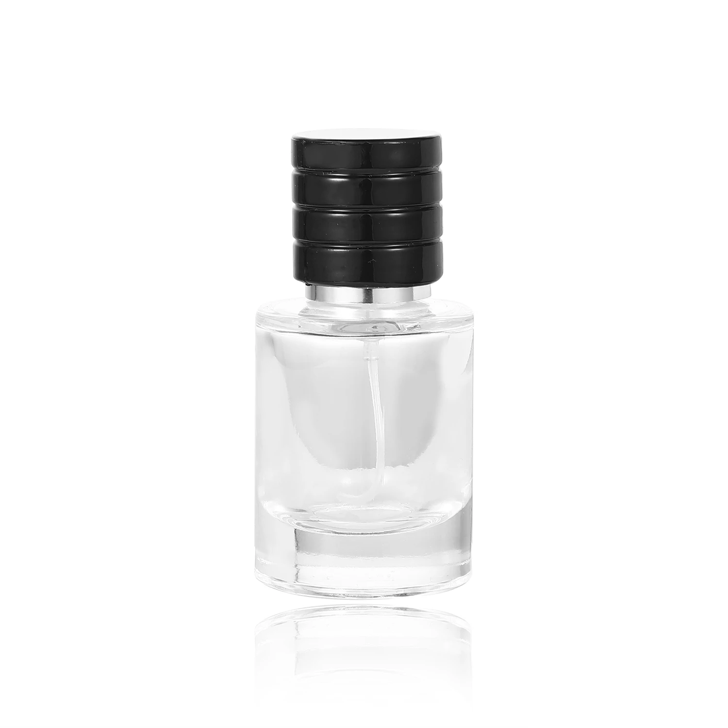 25ml Empty Glass Perfume Bottles Clear Glass High Quality With Plastic