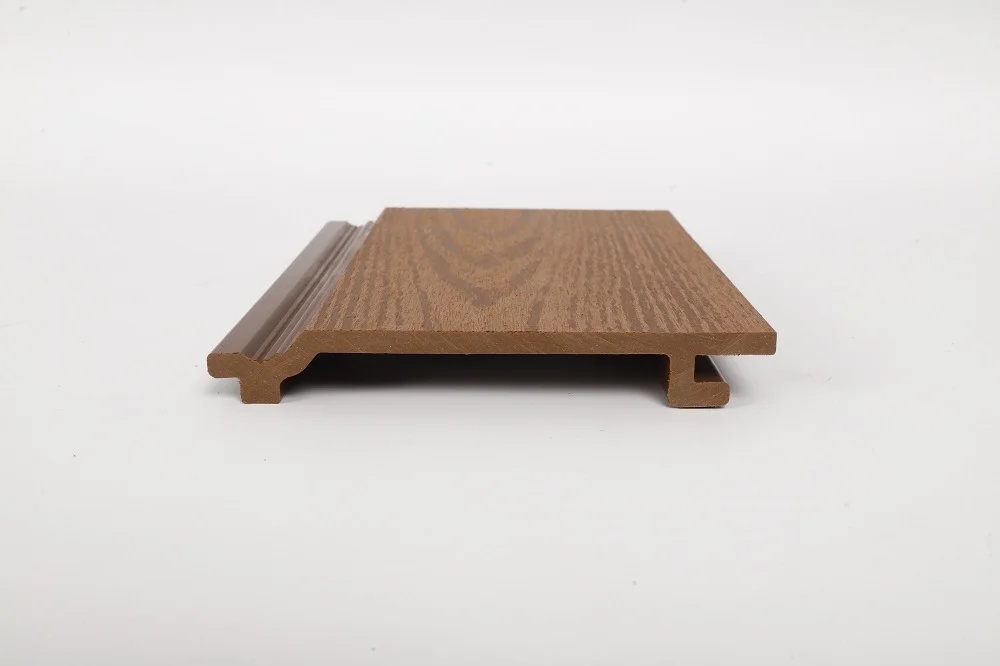 External Wood Grain Composite WPC Plank Exterior Wall Panel Outdoor Exterior Waterproof Cladding