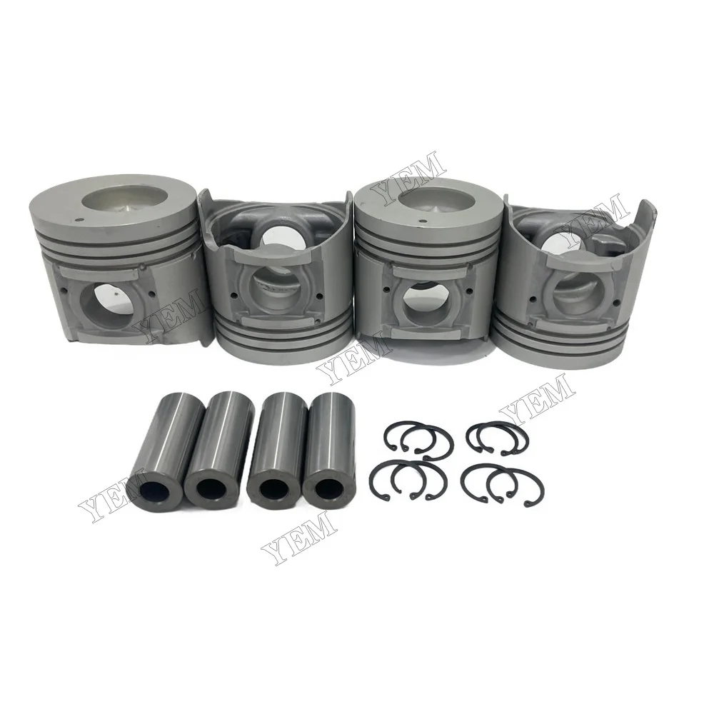 Piston Kit Compatible for Mitsubishi 4D35s High Performance Engine Parts 2