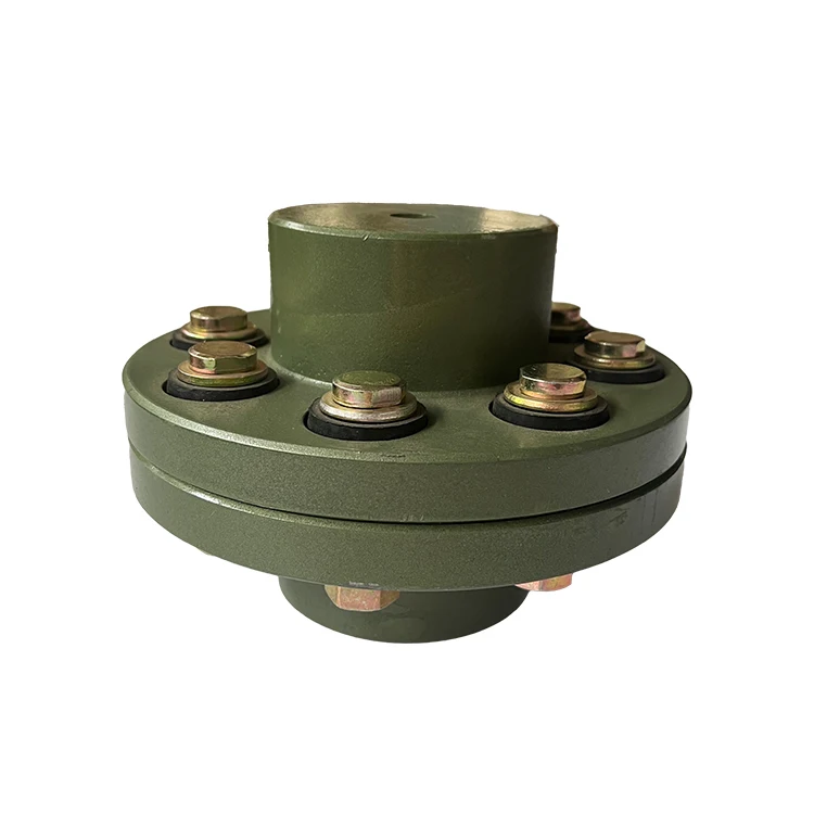 Fcl Flexible Rubber Mechanical Shear Pin Shaft Coupling With Camlock Flange