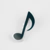 Style Note de Musique - Noir