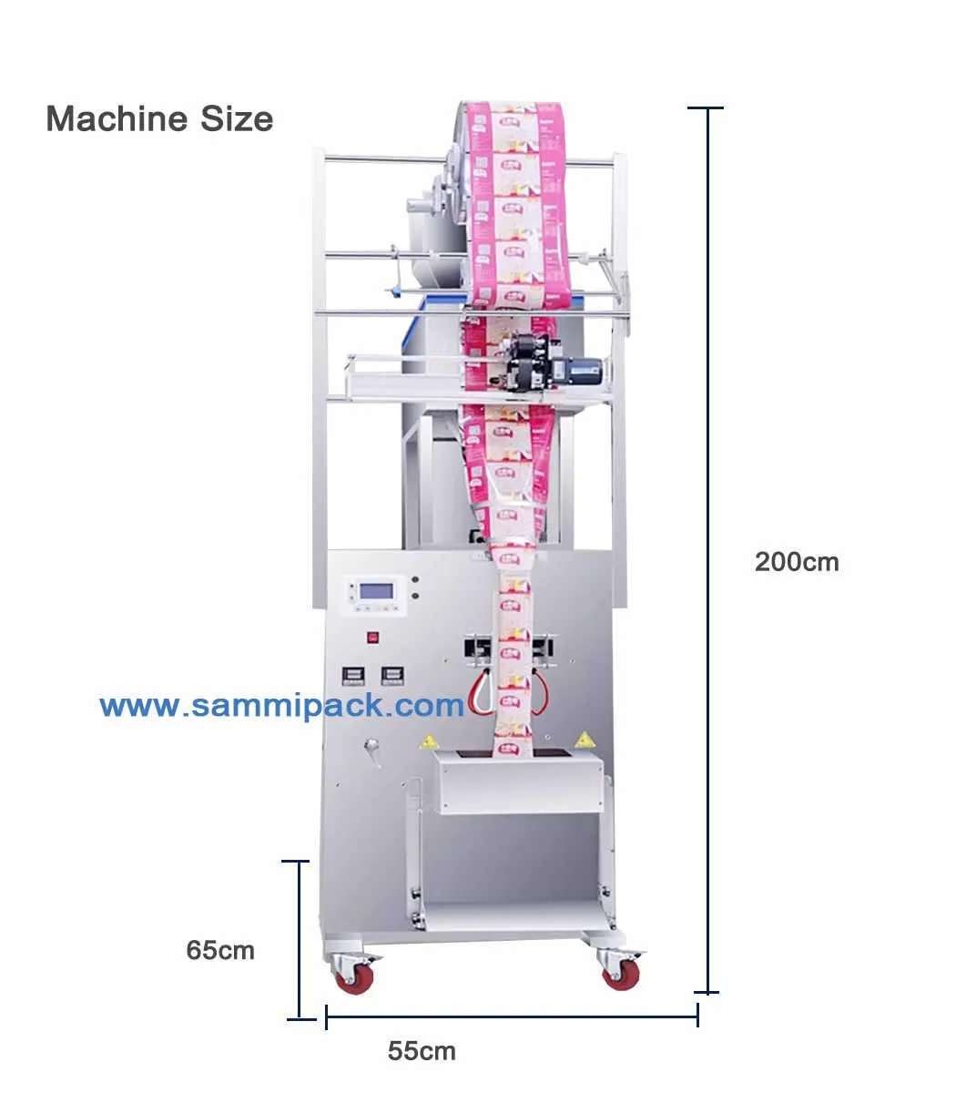 Automatic Bean Bagging 1kg Rice Salt Bag Packing Machine 4