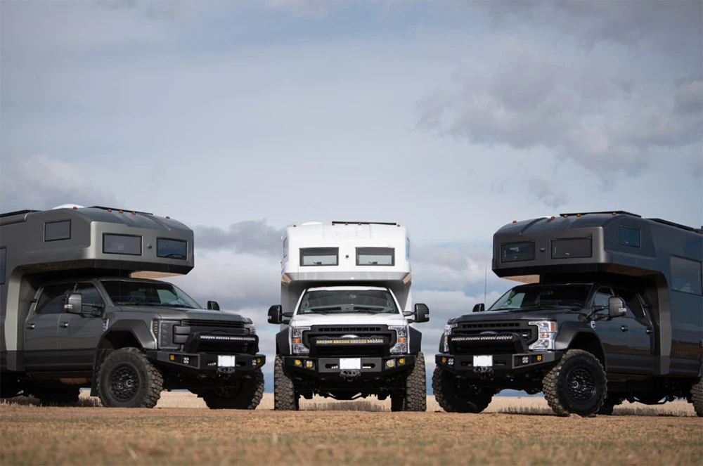 Ecocampor Slide on Truck Camper Camping Trailer With Kitchen and Bed ...