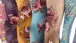 Модная элегантная вискозная ткань с цифровой