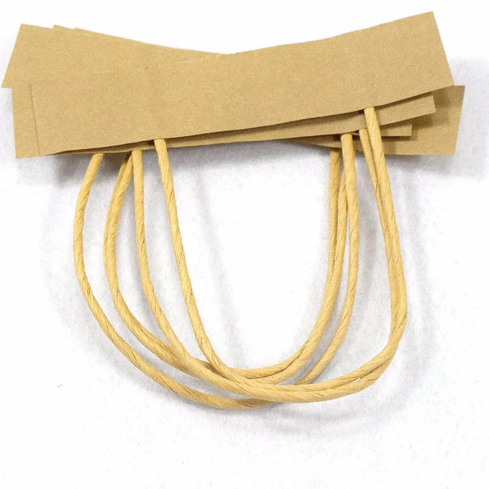 Paste Type Design Twisted Paper Rope Handle for Bags