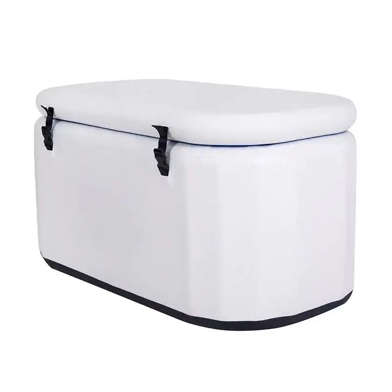 Customized Reusable Black White High Quality All Round Ice Bath Tub Portable Recovery Ice Bath Cold Plunge Ice Bath Plunge manufacture