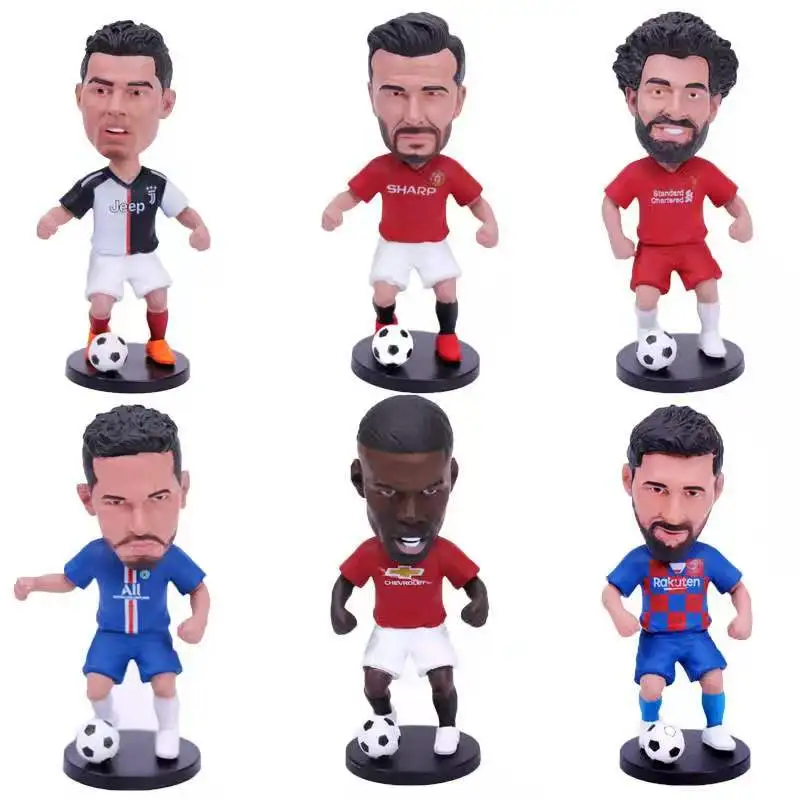 Football Action Figures Players Custom Mini PVC Plastic Soccer