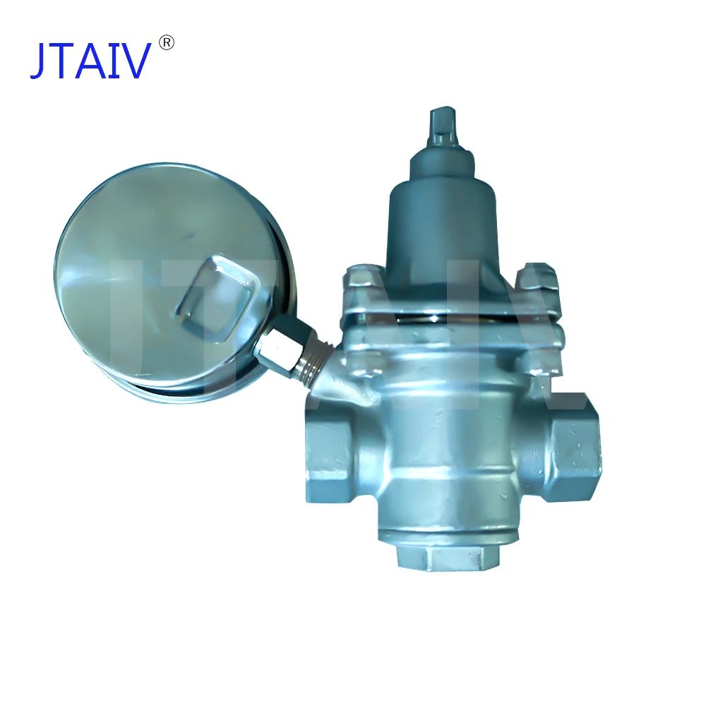 Custom Forged Piston High Pressure Adjustable Water Pressure Reducing 阀门 for Gas Media 3