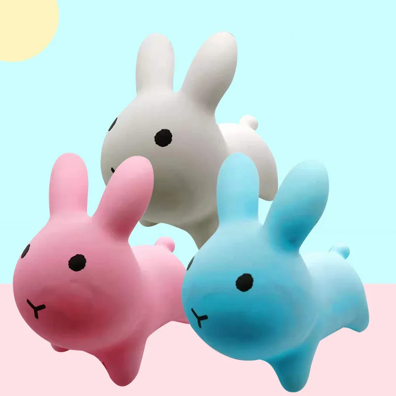 Adorable  Inflatable  Bounce Mif -Rabbit Hopper for Toddlers  Bouncy Animals Hopping Toy for Kids
