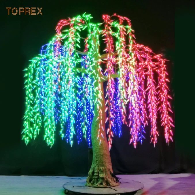 Programmable Park Christmas Luminous Tree Large Artificial Luminous Led Holiday Decorative Tree with Lights Outdoor