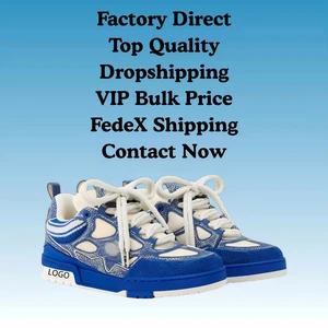 Factory Direct Fast FedEx Shipping Men's Skate Sneakers High Quality Luxury Trend Designer Casual Sports Shoes Spring Summer