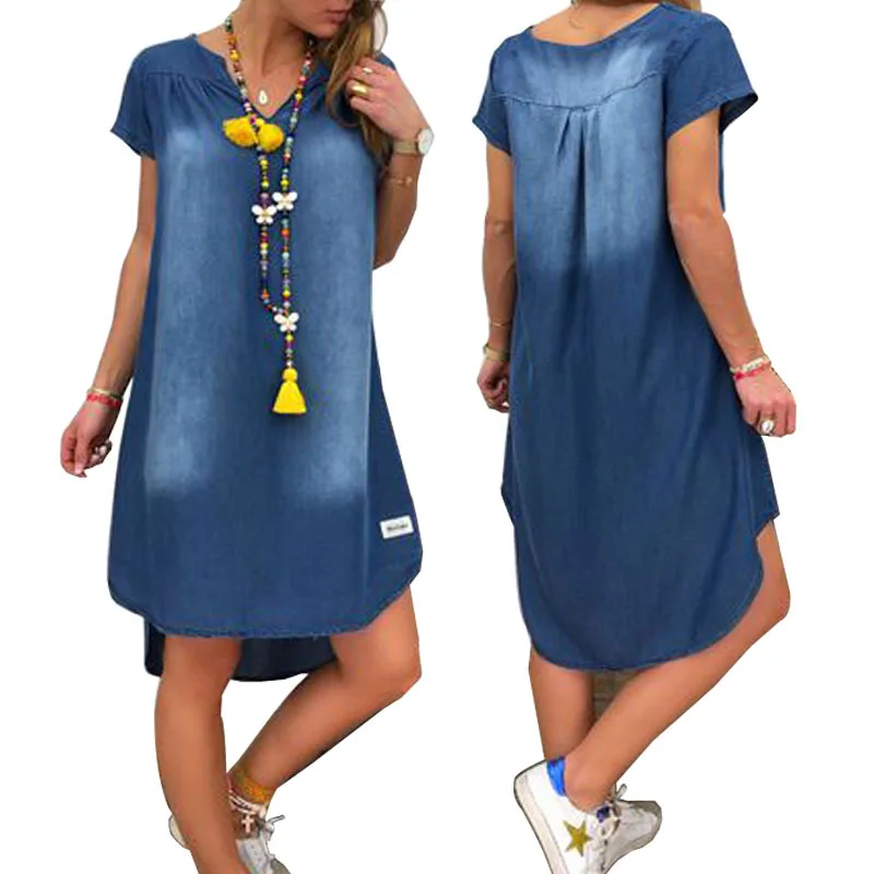 ladies denim dresses for sale