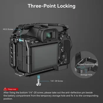 Smallrig Full Camera Cage for Sony Alpha7rV / Alpha7 IV / A7rIV / Alpha7SIII / Alpha 1 -3667b detail image